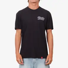 ...Lost Lost Mental Tee Black Garment Dye