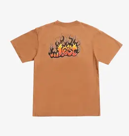 ...Lost Flame Lam Boxy Tee Wheat