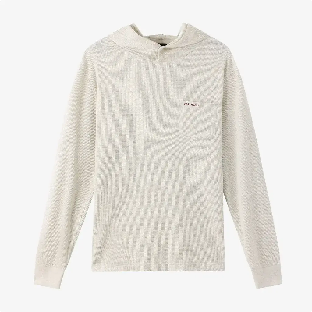 O'Neill O'Neill Overland Hooded Thermal Long Sleeve Pullover Oatmeal Heather