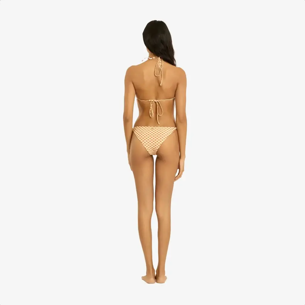 sisstr Sisstr Check And See Reversible Triangle Swim Top Sea Salt