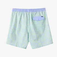 O'Neill O'Neill Hermosa Elastic Waist Lined 17" Swim Trunks Blue Jelly