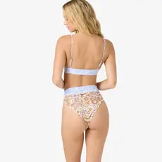 O'Neill O'Neill Izabelle Floral Cancun Revo Fixed Triangle Top Blue Jelly