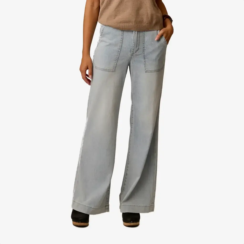 Carve Designs Carve Farrah Lightweight Denim Wide Leg Savannah