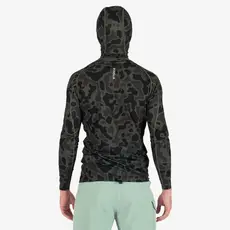 Vissla Vissla Warm Seas Eco Hooded LS Rash Guard Camo