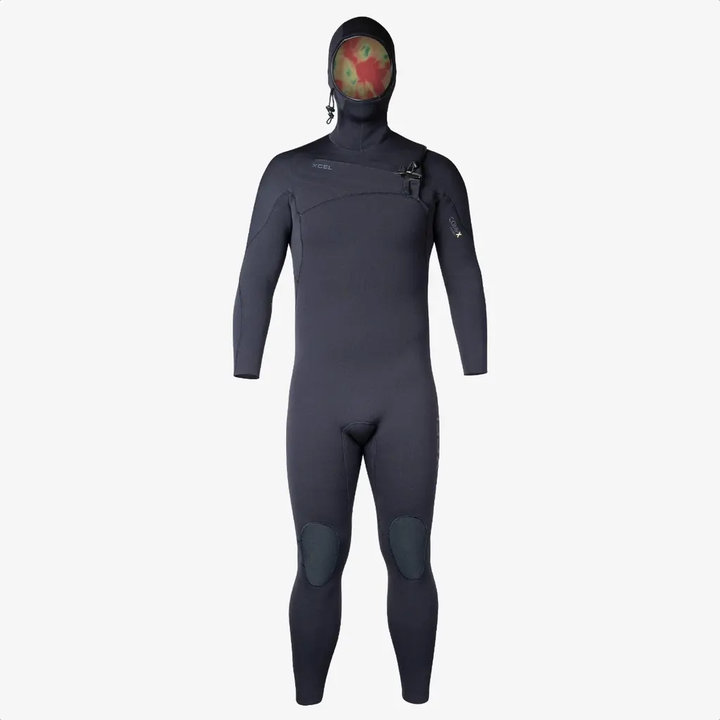 XCEL XCEL Men's Comp X 4.5/3.5mm Hooded Full Wetsuit Black
