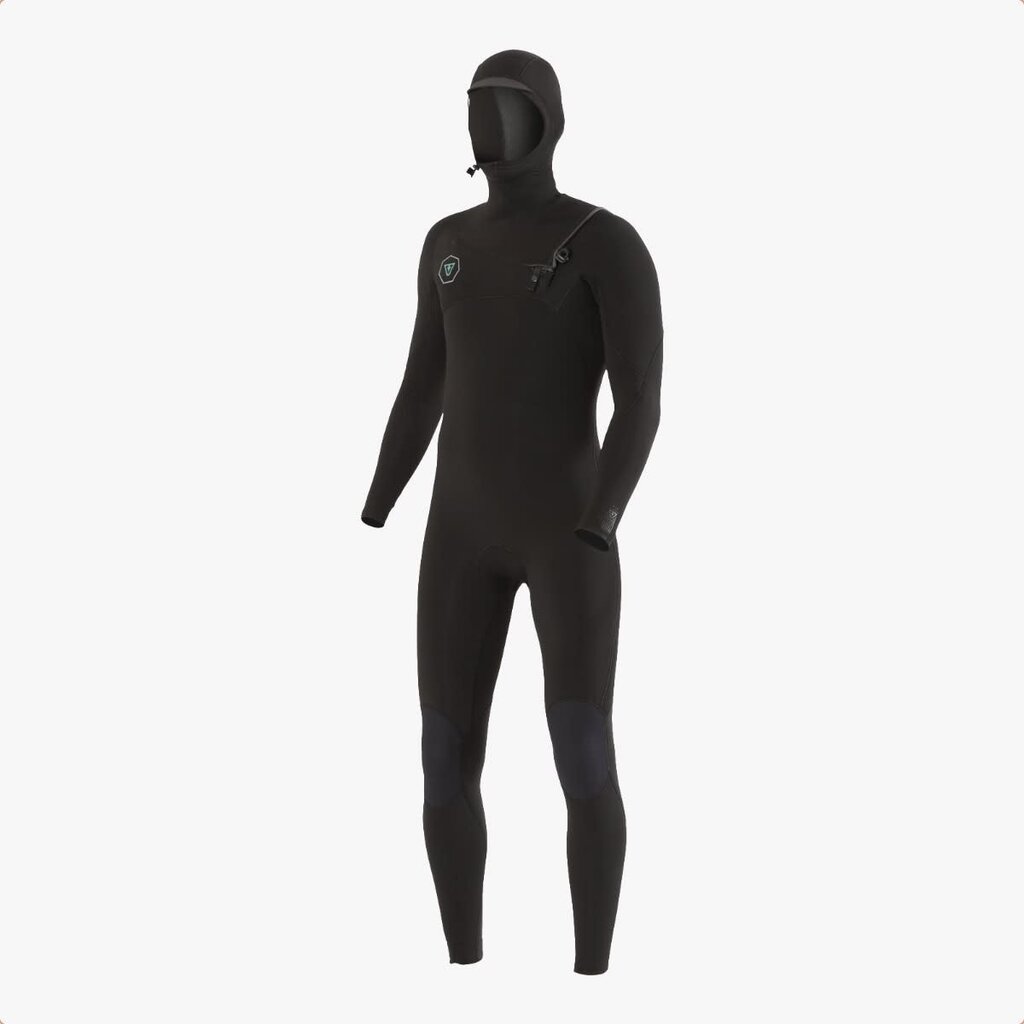 Vissla Vissla 7 Seas 4/3mm Full Hooded Chest Zip Wetsuit Black