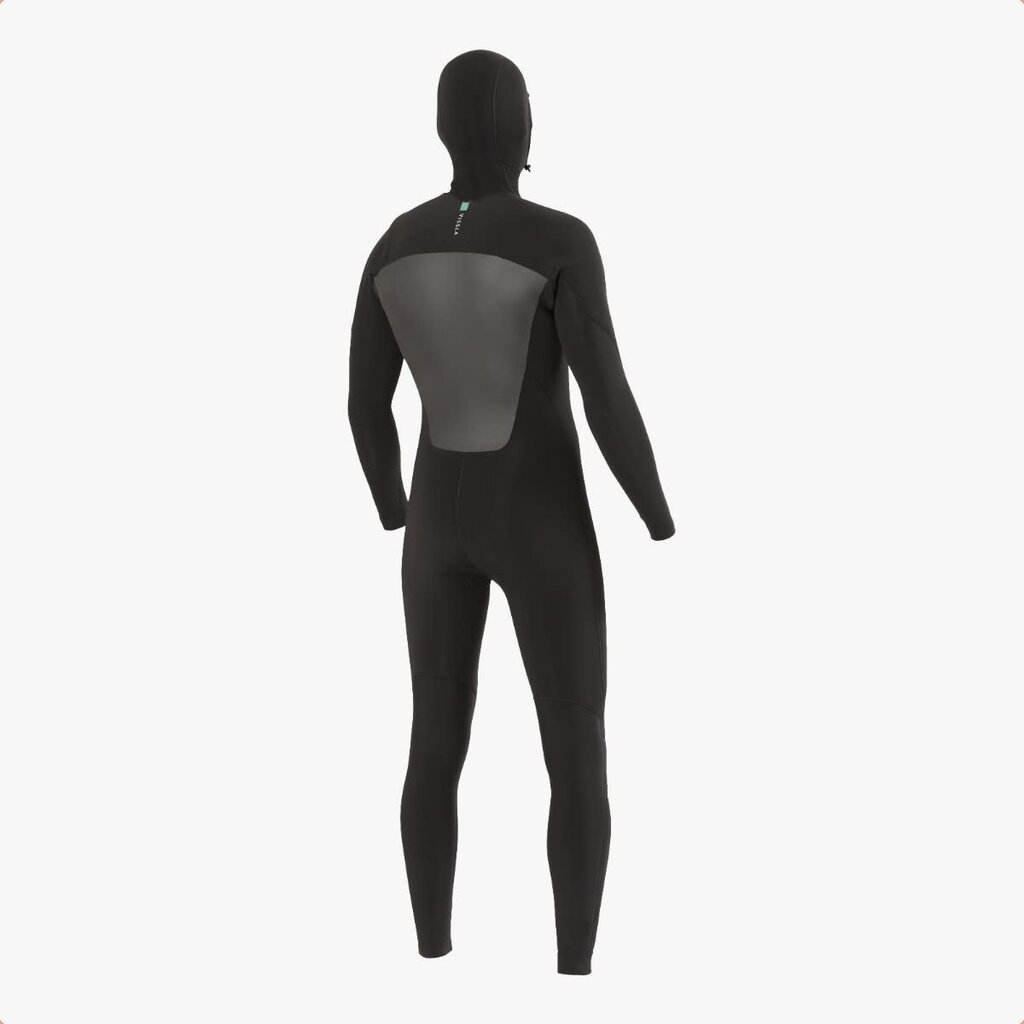 Vissla Vissla 7 Seas 4/3mm Full Hooded Chest Zip Wetsuit Black