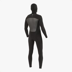 Vissla Vissla 7 Seas 4/3mm Full Hooded Chest Zip Wetsuit Black