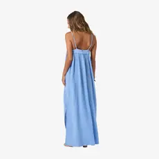 O'Neill O'Neill Saltwater Solids Sai Maxi Cover-Up Dress Blue Glass