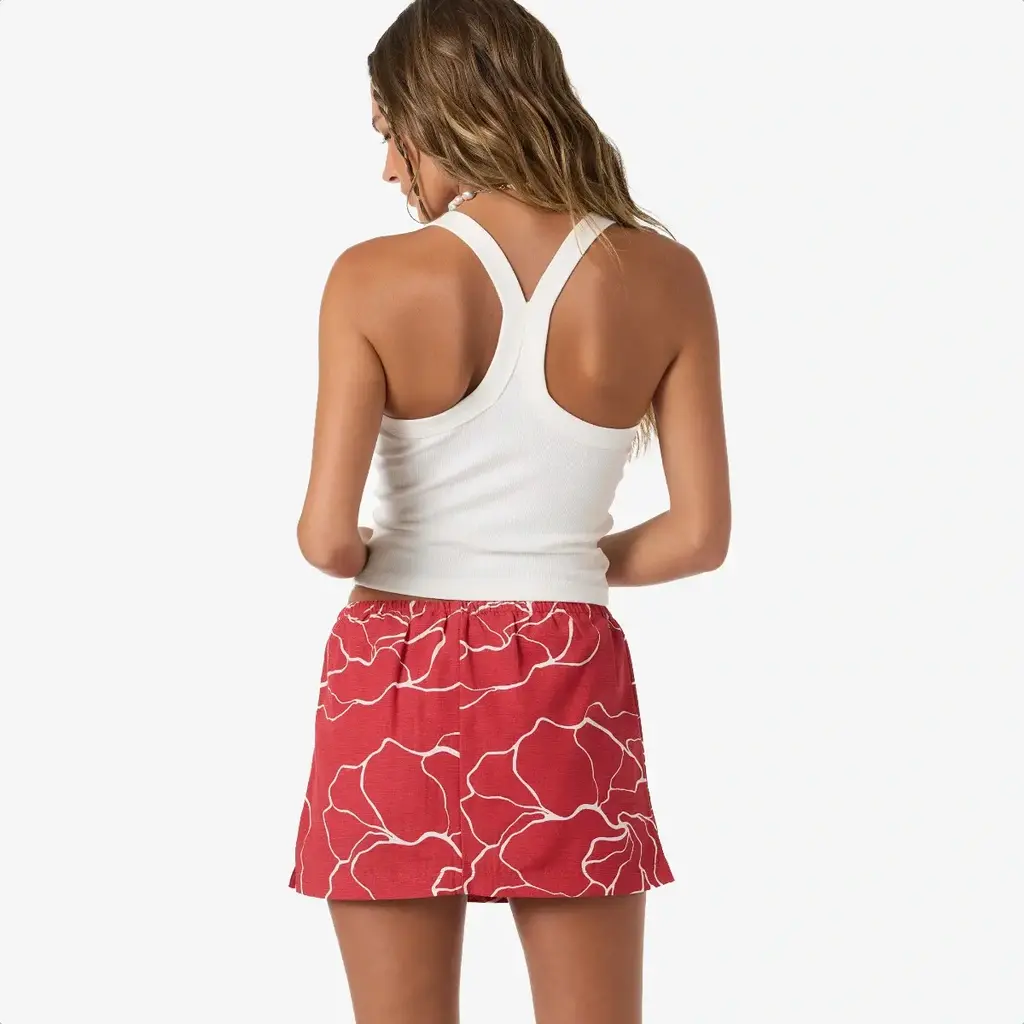 O'Neill O'Neill Townes Floral Skort Lifeguard Red