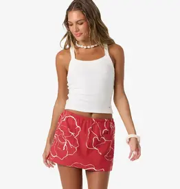 O'Neill Townes Floral Skort Lifeguard Red