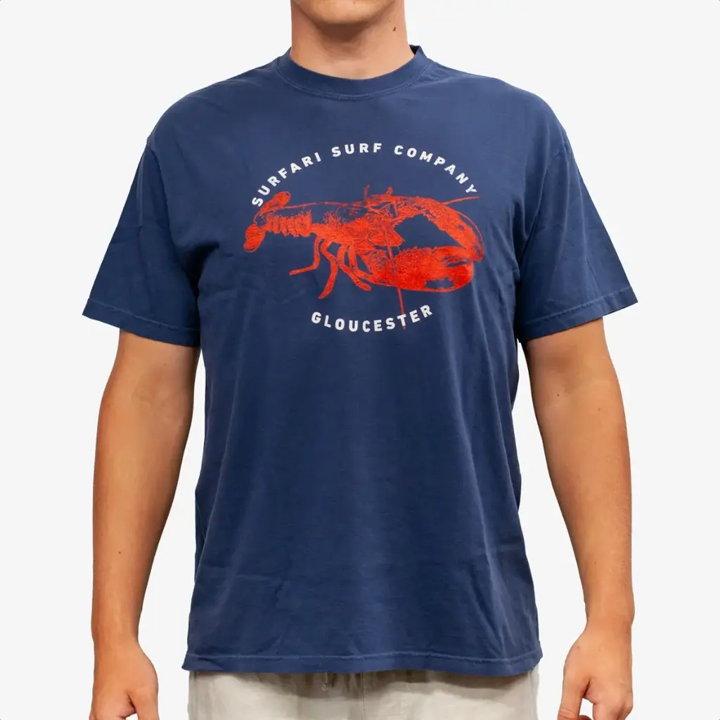 Surfari Surfari Lobsta Comfort Colors Tee Navy