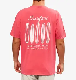 Surfari Lineup Tee Papaya