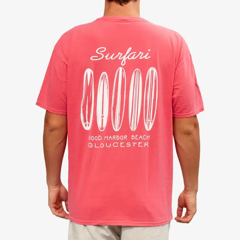 Surfari Lineup Tee Papaya