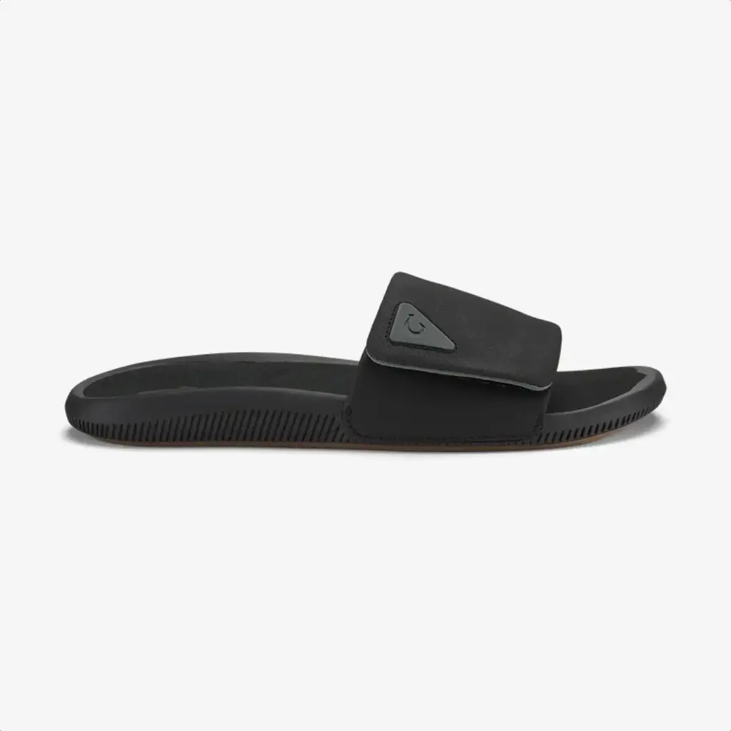 OluKai OluKai Ulele Men’s Slide Sandals Lava Rock / Lava Rock