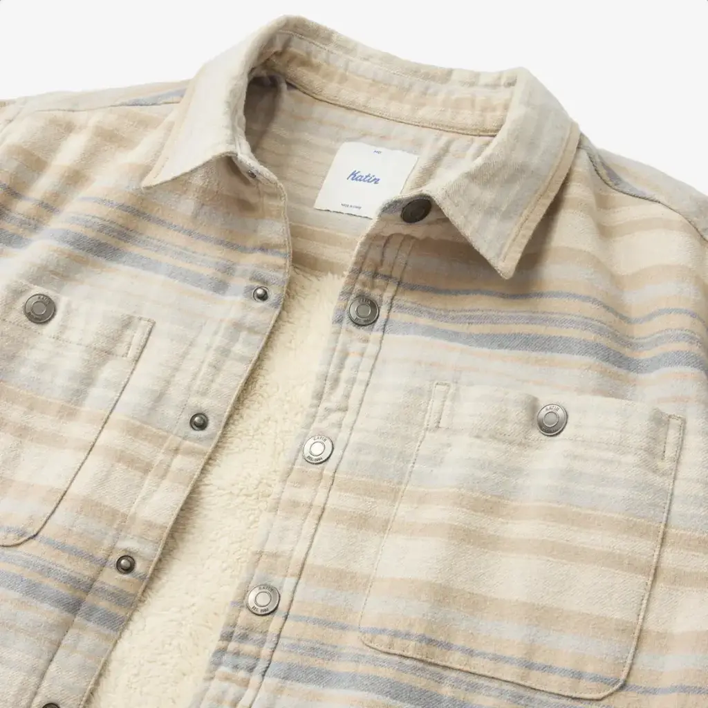 Katin Katin Harold Stripe Shirt Jacket Sand