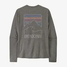 Patagonia Patagonia Men's Long-Sleeved Capilene Cool Sun Shirt - Peak Visions Forge Grey Noble Grey X-Dye