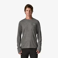 Patagonia Patagonia Men's Long-Sleeved Capilene Cool Sun Shirt - Peak Visions Forge Grey Noble Grey X-Dye