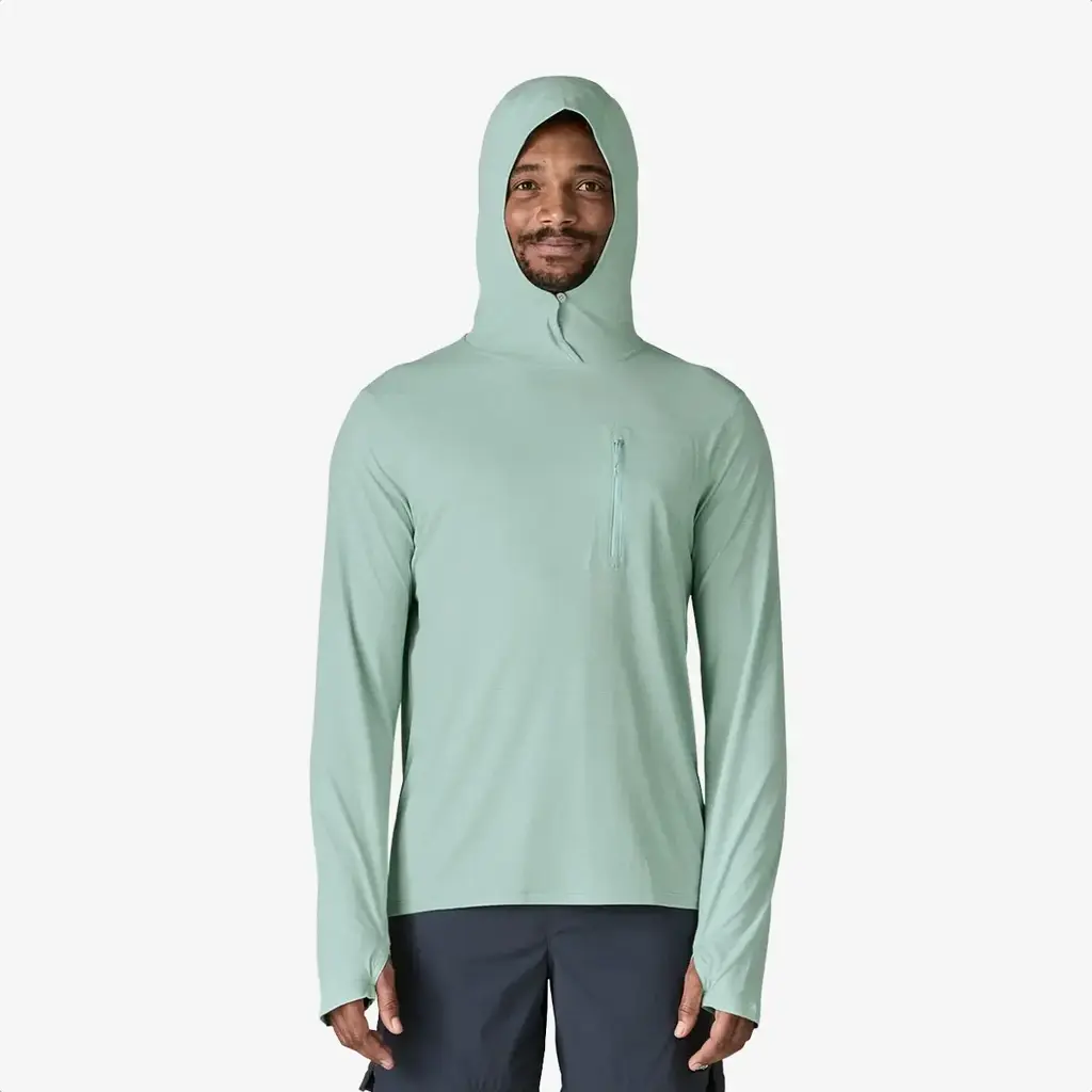 Patagonia Patagonia Men's Capilene Cool Sun Hoody Thermal Blue Thin Ice X-Dye