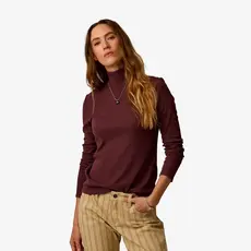 Carve Designs Carve Denise Rib Turtlenck Dark Plum
