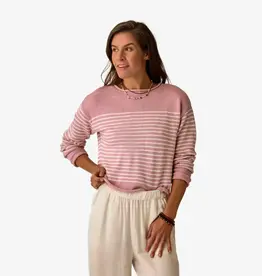 Carve Designs Rue Sweater Vintage Light Dusk Stripe