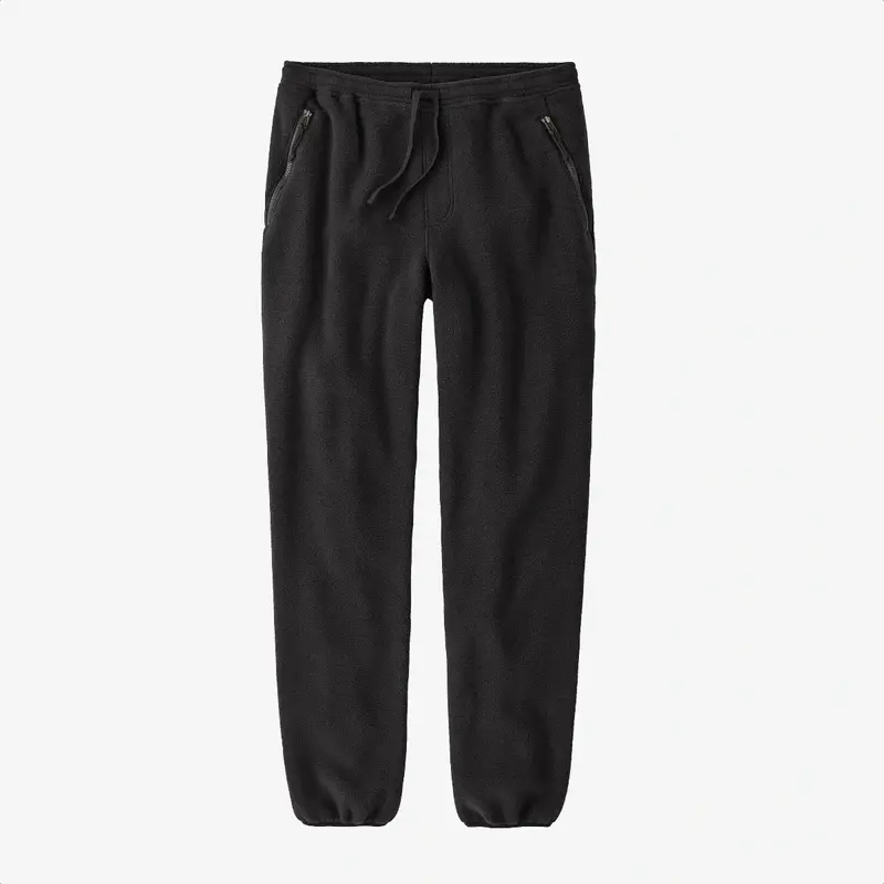 Patagonia Men's Synchilla Fleece Pants Black Solid