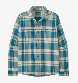 Patagonia Men's Fjord Flannel Shirt Powder: Glacial Blue