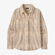 Patagonia Patagonia Women's Fjord Flannel Shirt Snow Owl: Rutabaga White