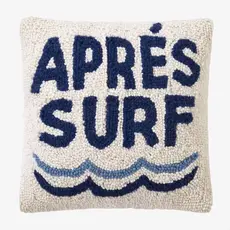 Peking Handicraft Apres Surf Hook Pillow 12"x12"