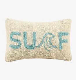Peking Handicraft Surf Hook Pillow 8"x12"