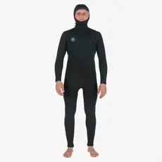 Vissla Vissla 7 Seas 5/4/3 Full Hooded Chest Zip Wetsuit Black