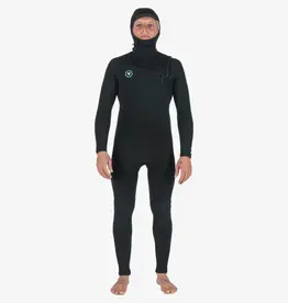 Vissla 7 Seas 5/4/3 Full Hooded Chest Zip Wetsuit Black