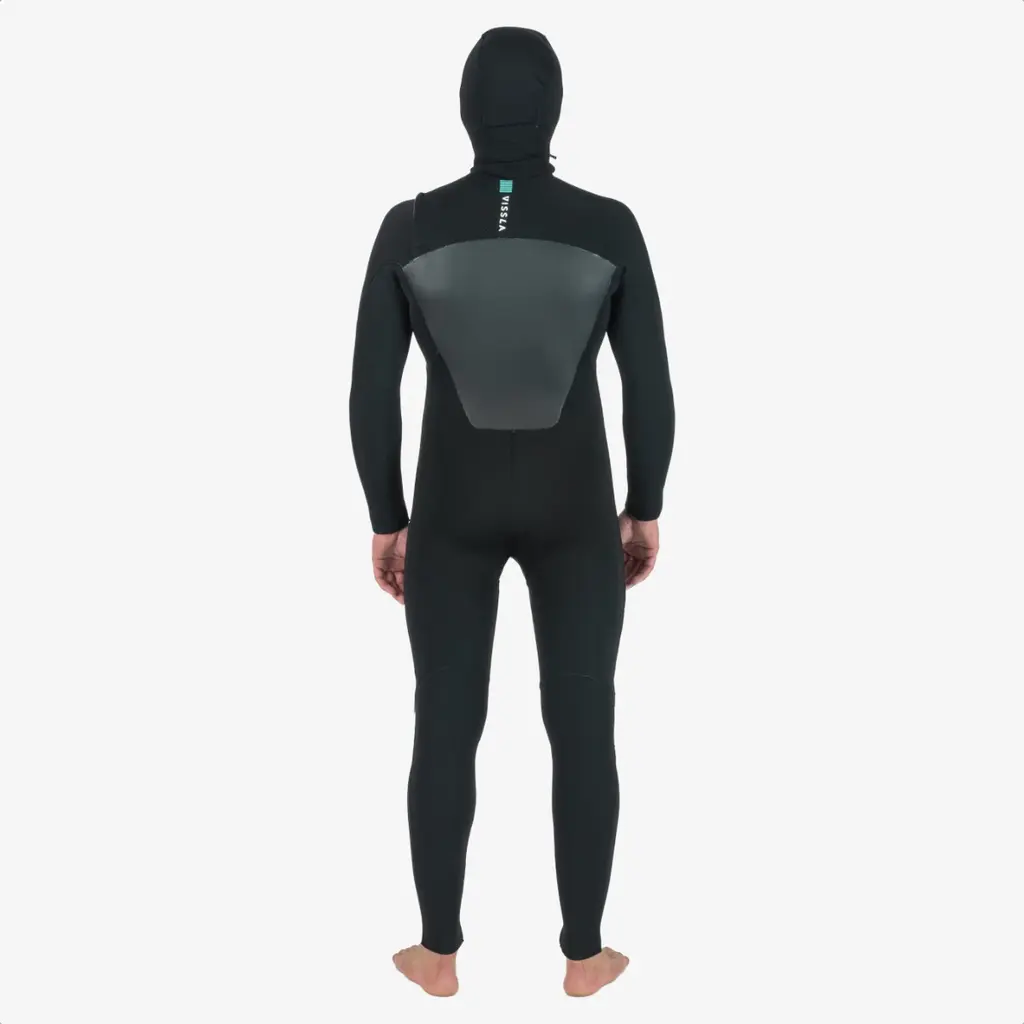 Vissla Vissla 7 Seas 5/4/3 Full Hooded Chest Zip Wetsuit Black