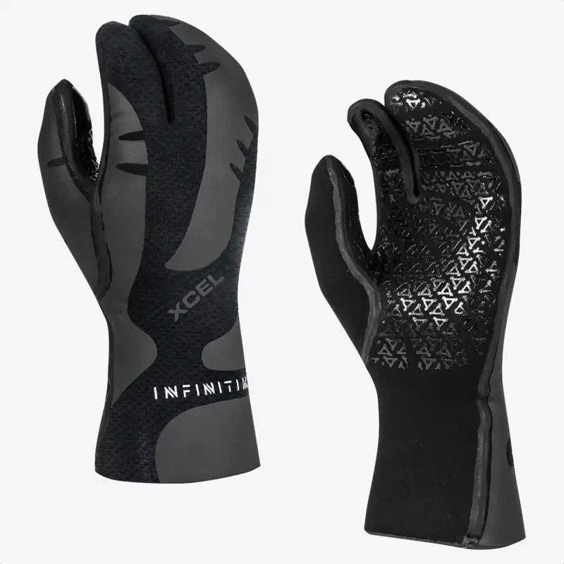 XCEL Infiniti 3 Finger Lobster Claw Glove 5mm Black