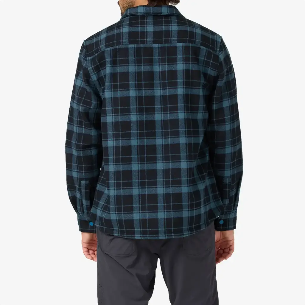 O'Neill O'Neill TRVLR Micro High Pile Lined Flannel Long Sleeve Shirt Dark Slate