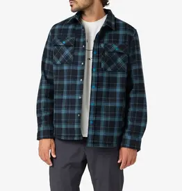O'Neill TRVLR Micro High Pile Lined Flannel Long Sleeve Shirt Dark Slate