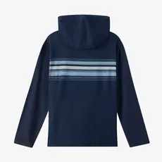 O'Neill O'Neill Bavaro Block Striped Poncho Pullover Fleece Navy