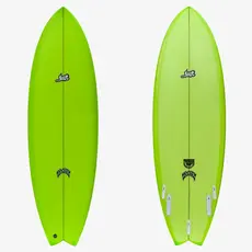 ...Lost Surfboards 5’6” Lost Round Nose Fish Twinzer 96er Futures Green Tint