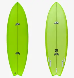 ...Lost Surfboards 5’6” Round Nose Fish Twinzer 96er Futures Green Tint