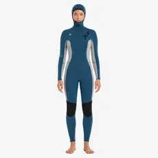sisstr Sisstr My Seas 5/4 Hooded Chest Zip Wetsuit Laguna