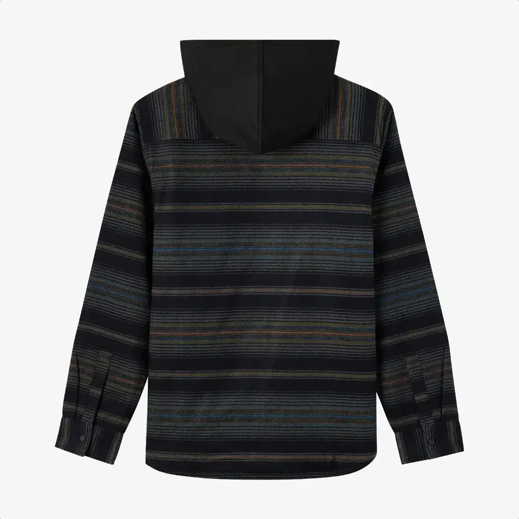O'Neill O'Neill Hooded Lined Flannel Long Sleeve Shirt Black