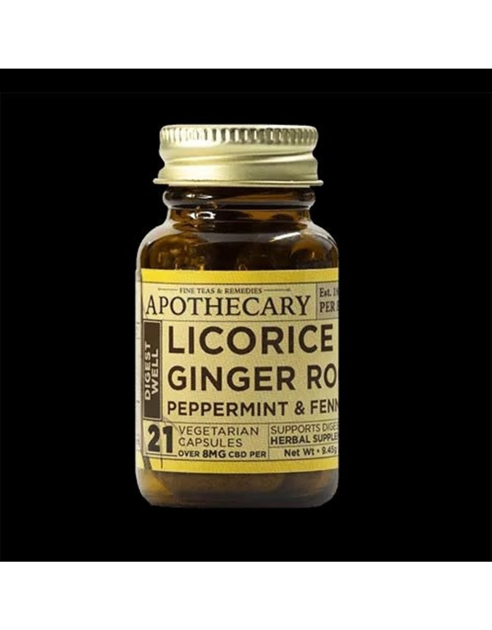 The Brothers Apothecary Brothers Digest Well | CBD + Licorice, Ginger, Peppermint & Fennel
