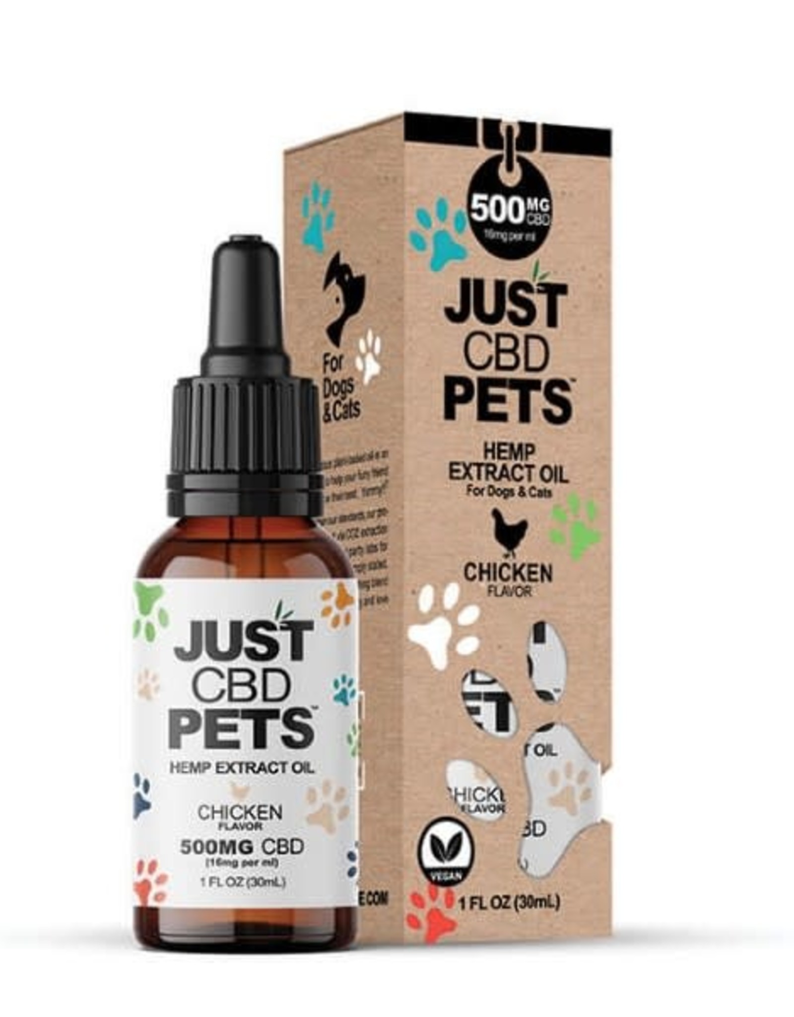 Just CBD Just CBD Pets Hemp Oil 500mg Chicken