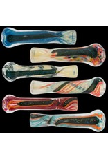 Luv Bud 3in Assorted Chillum Glass Pipe