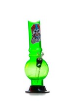 Luv Bud 1.5 Wide Graffix Acrylic Bong 12in Tall