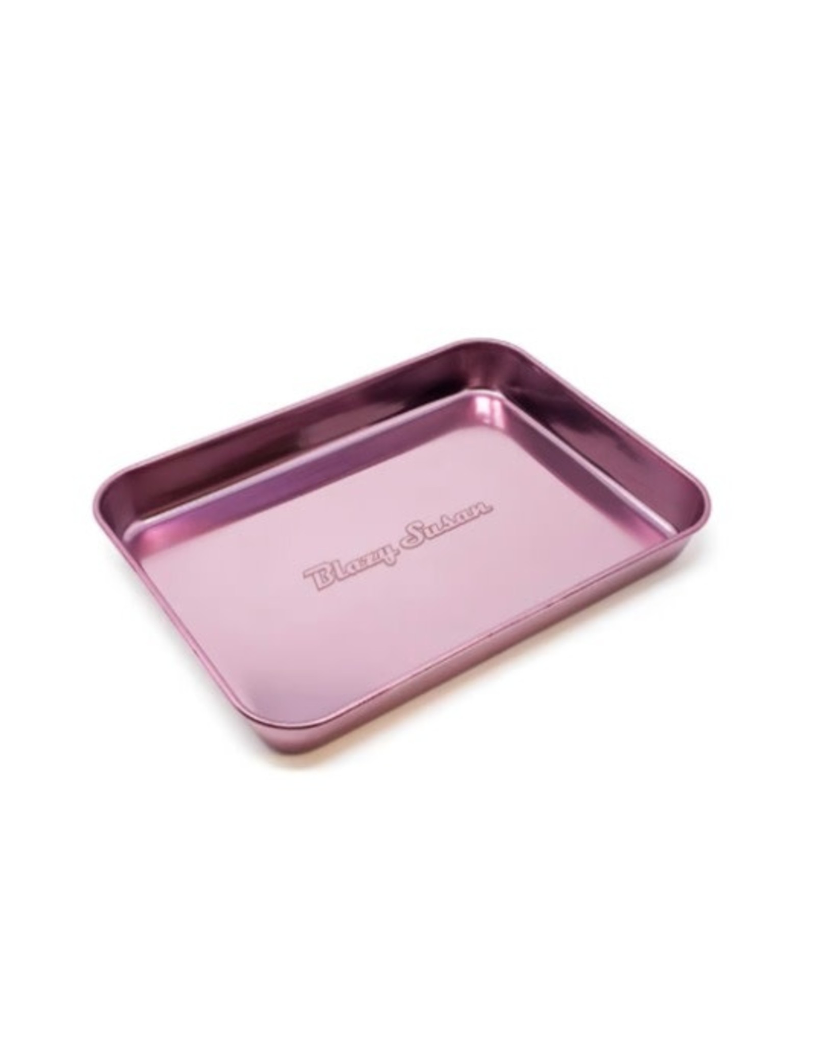 world wholesale Blazy Susan - Metallic Tray - Purple | 9.25" x 7"