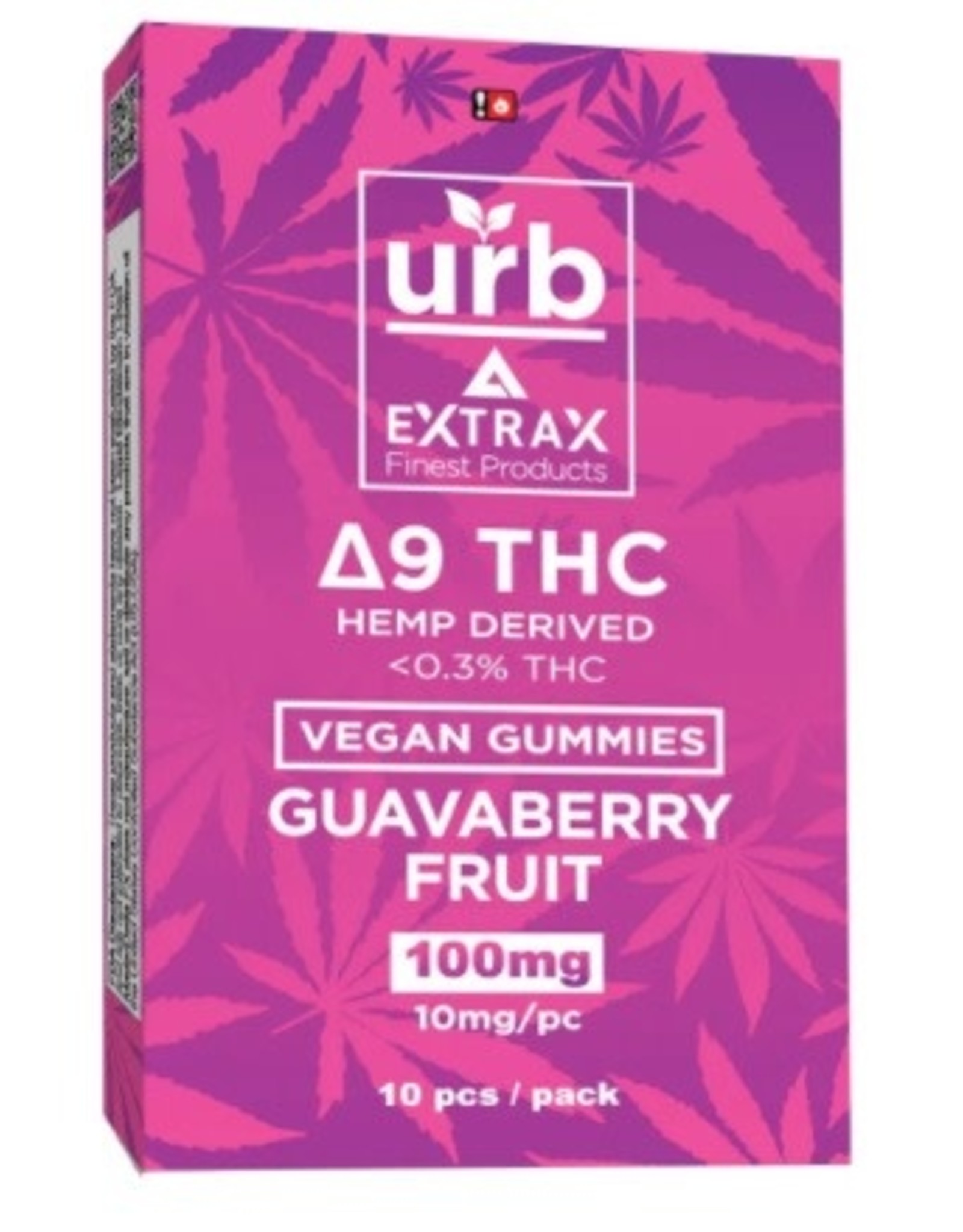 URB Guavaberry Fruit Premium Delta 9 THC Gummies