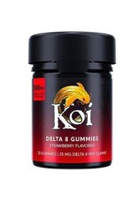 Koi Koi Delta 8 Strawberry 25mg THC Gummies-500mg total