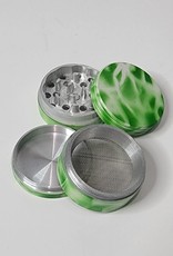 LA Wholesale 40mm Green Tie Dye Grinder