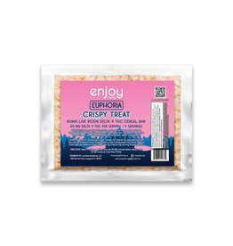 Enjoy Enjoy 80 mg Live Rosin Delta 9 THC Crispy Cereal Bar - Euphoria (Sativa)